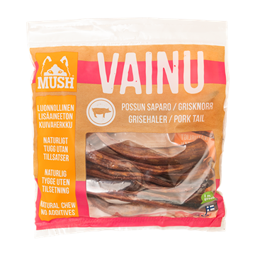 Køb på shop.mush.dk // MUSH VAINU Grisehale i pose 1 stk. 220 g (Rabat ved: 6 stk.)